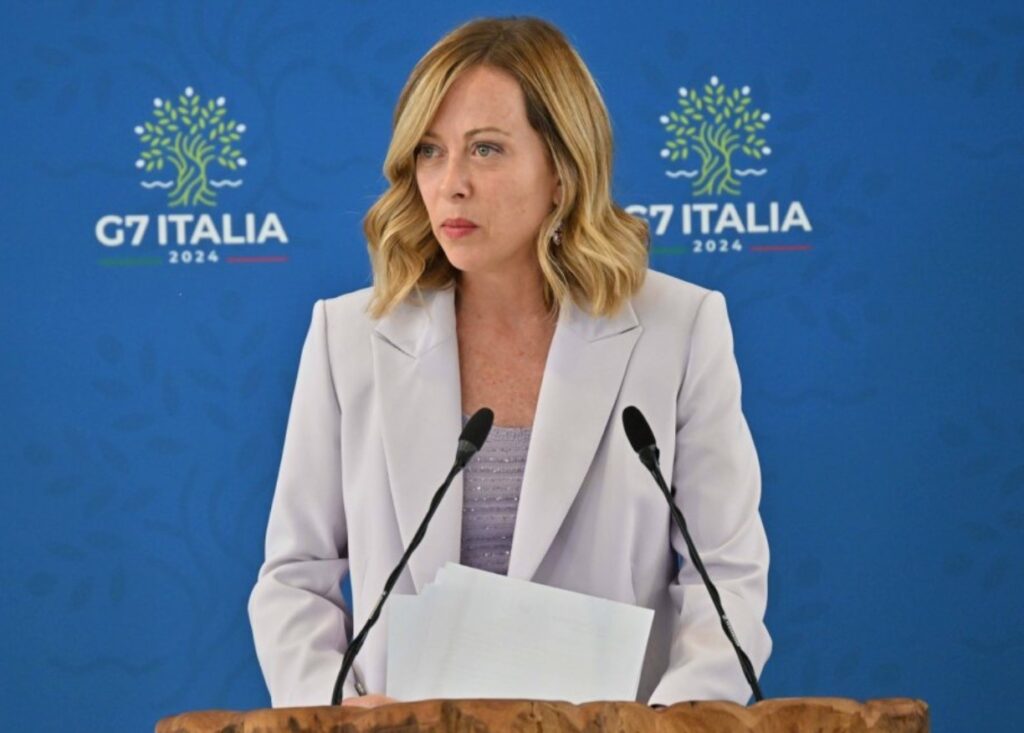 Giorgia Meloni premier ministre d'Italie