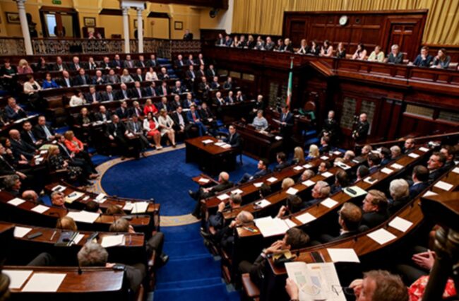Chambre basse du Parlement Irlandais (Daíl)