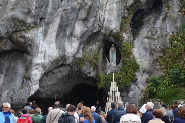 Grotte de Massabielle à Lourdes